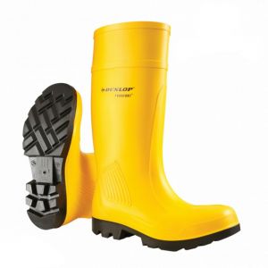 Dunlop Purofort Safety Wellington Boot - Yellow