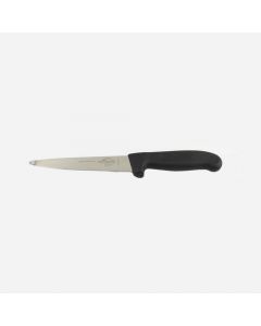 Caribou 16cm Gutting Knife Straight Blade - Black
