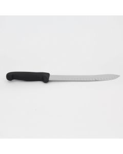 Caribou 25cm Steak Knife with Scalloped Blade Black