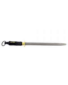 Isler Oval Sharpening Steel - 30cm/12" - Black/Gold