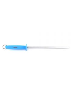 Fischer Regular Cut Round Sharpening Steel - 30cm/12" - Blue