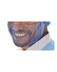 Disposable Beard Snood One Size Blue