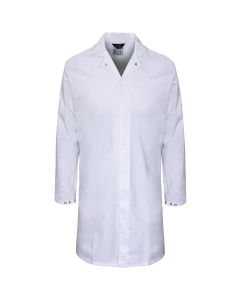 Supertouch Food coat polycotton 245gsm with inside pocket - White