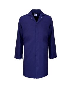 Supertouch Food Coat Polycotton 245gsm Inside Pocket - Royal Blue - L