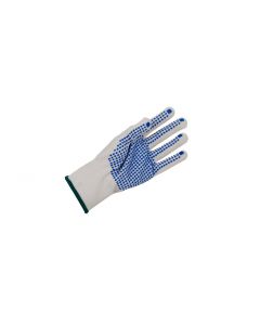 Tronix White - Blue Dotted Glove Large