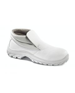 Baltix White Slip on Safety Boot