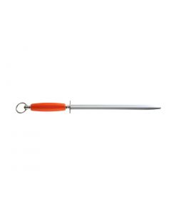 Egginton Extra Fine Cut Oval Sharpening Steel - 30cm/12" - Red
