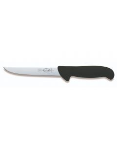 F Dick 7" Boning Knife Straight Wide Blade Black