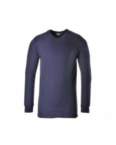Long Sleeve Thermal T-Shirt Small Navy