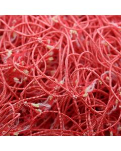 Poultry Bands Red & White 8cm (16cm when stretched)